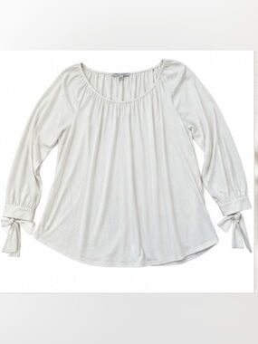 Green Envelope Los Angeles Off-the-Shoulder Tie Sleeve Top – Size Large in USA